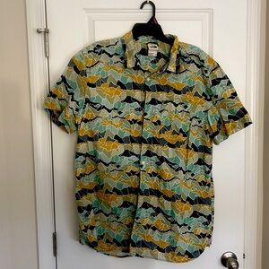 Men’s XXL North Face Button Patterned Shirt